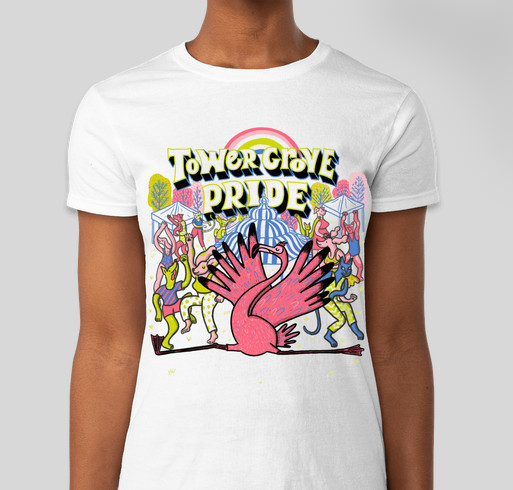 The TGP Tee! Tower Grove Pride 2023 Fundraiser - unisex shirt design - front