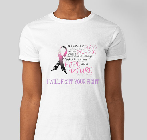 'STRONGER THAN CANCER' Brindas campaign Fundraiser - unisex shirt design - front