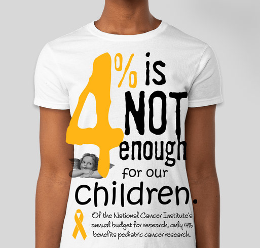 Four Percent is NOT Enough for our Children! Fundraiser - unisex shirt design - front
