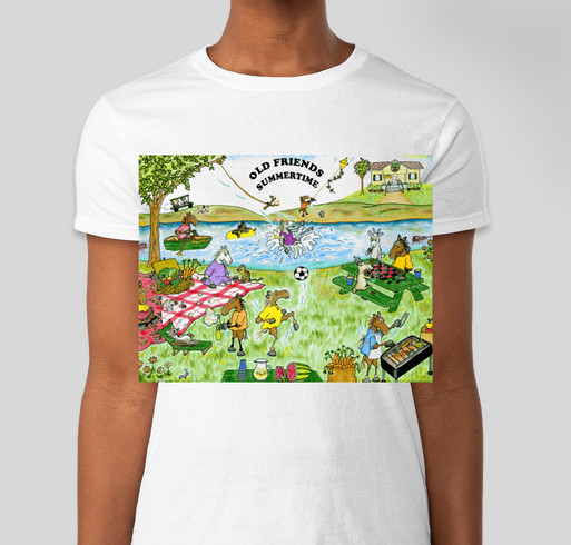 Old Friends Summertime Fundraiser - unisex shirt design - front