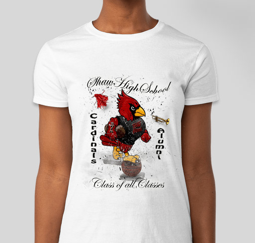 Shaw High Alumni 2016 T-shirt Fundraiser - unisex shirt design - front