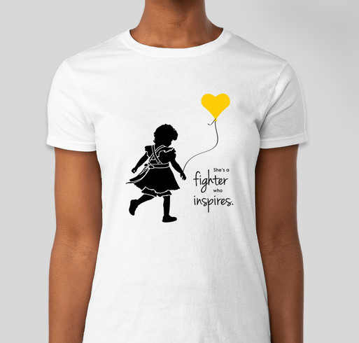 She's a Fighter - Through Emma's Eye Fundraiser - unisex shirt design - front