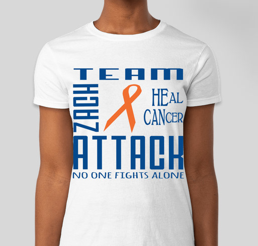 Team Zach Attack Fundraiser - unisex shirt design - front