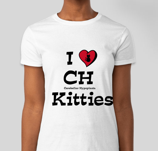 I Love Cerebellar Hypoplasia Kitties Fundraiser - unisex shirt design - front