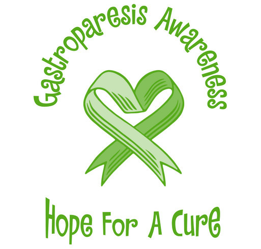 Gastroparesis Awareness Fundraiser shirt design - zoomed