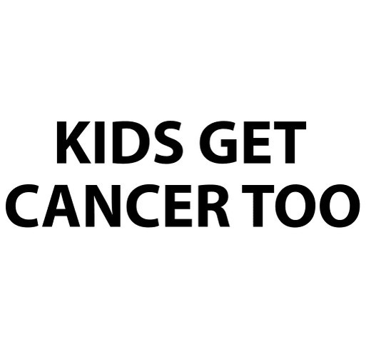 Childhood Cancer Awareness shirt design - zoomed