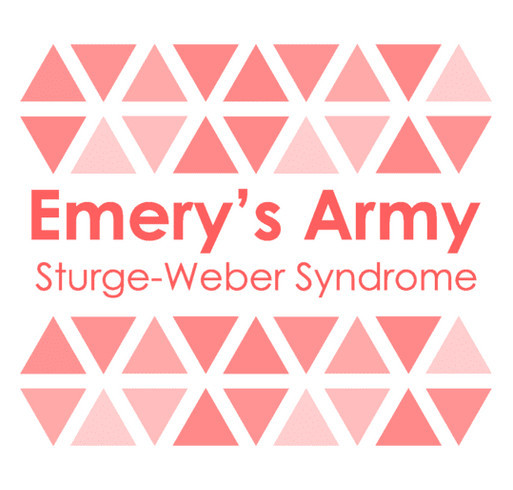 Emery's Army: Sturge-Weber Awareness shirt design - zoomed
