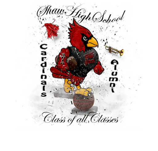 Shaw High Alumni 2016 T-shirt shirt design - zoomed