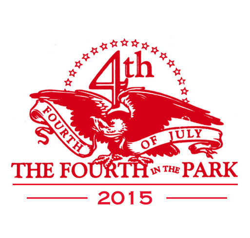 2015 4th in the Park Celebration shirt design - zoomed