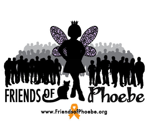 Friends of Phoebe shirt design - zoomed