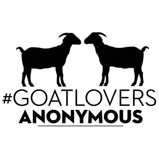 #goatloversanonymous shirt design - zoomed