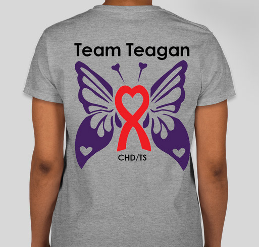 Team Teagan-CHD/TS Fundraiser - unisex shirt design - back
