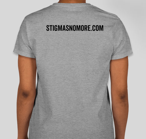 Let's End the Stigma! Fundraiser - unisex shirt design - back