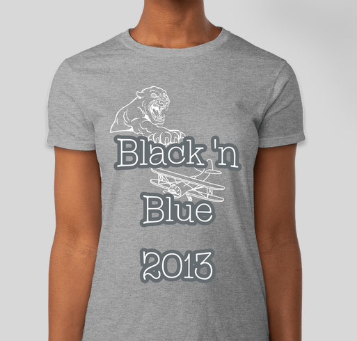 Black 'n Blue Game 2013 Fundraiser - unisex shirt design - front