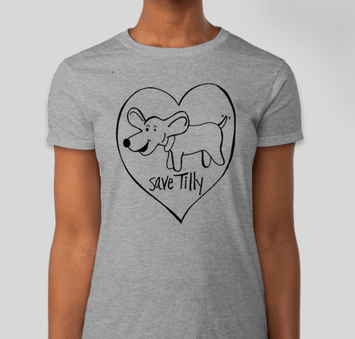 Save Tilly Fundraiser - unisex shirt design - front