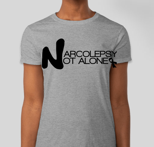 NARCOLEPSY: NOT ALONE Fundraiser - unisex shirt design - front