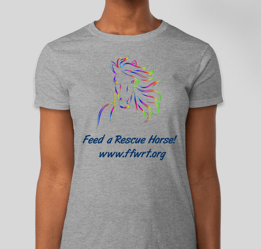 Feed a Rescue Horse Fundraiser - unisex shirt design - front