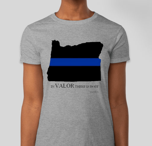 Oregon Auxiliary - Wives Behind The Badge Fundraiser - unisex shirt design - front