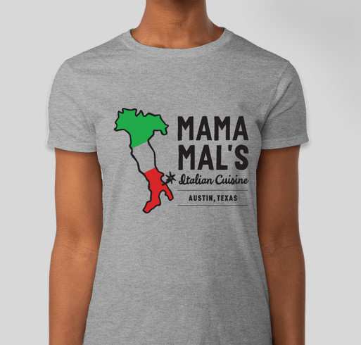 Mama Mal's Italian Cuisine T-shirts Fundraiser - unisex shirt design - front