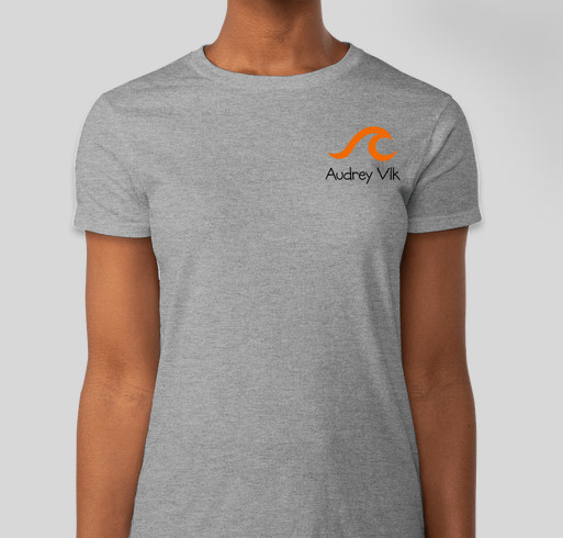 #TeamAudreyV Fundraiser - unisex shirt design - front