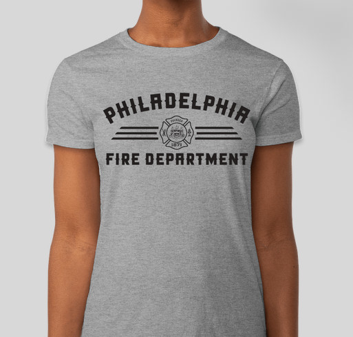 Philadelphia Fire Department Foundation Retro Tee Fundraiser - unisex shirt design - front