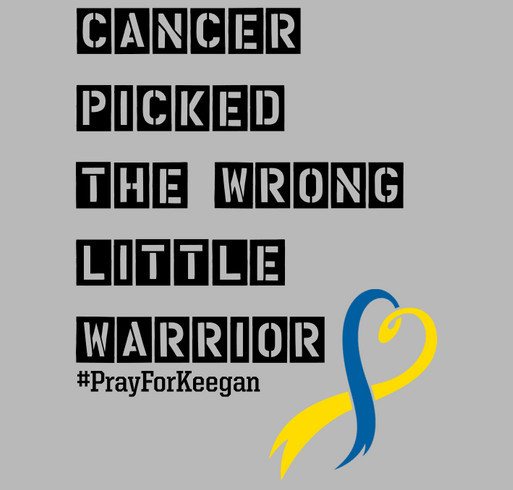 Pray For Keegan our Warrior Shirts Available shirt design - zoomed