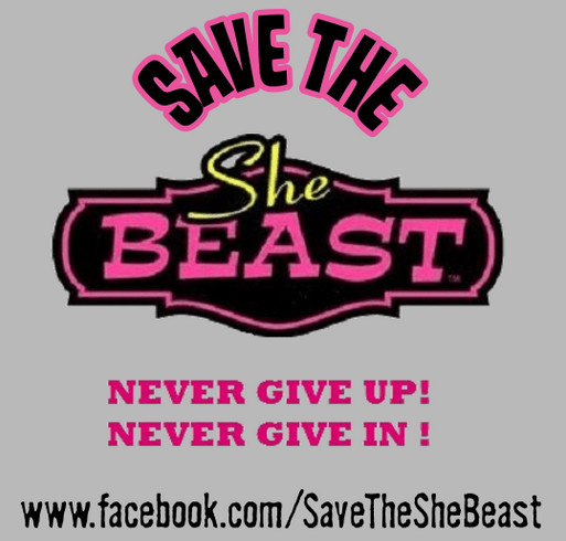 Save the She Beast Campaign shirt design - zoomed