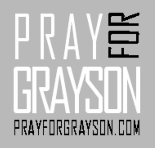 Pray For Grayson shirt design - zoomed
