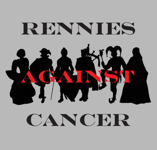 Rennies Against Cancer shirt design - zoomed