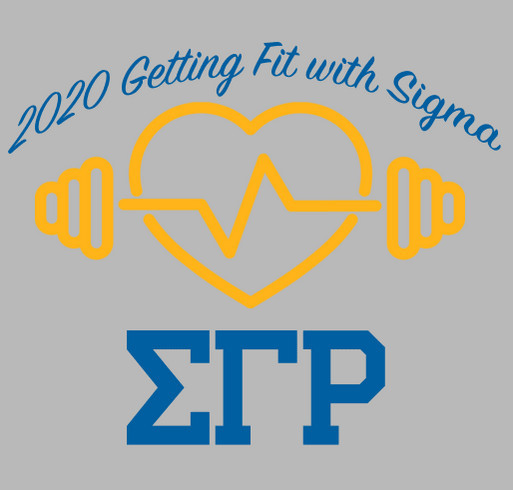 Alpha Sigma Chapter Health & Wellness Committee shirt design - zoomed
