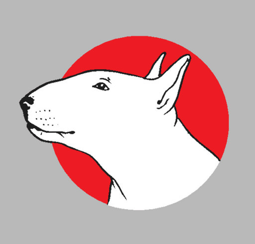 English Bull Terrier Rehab of Canada Fundraiser shirt design - zoomed