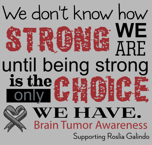Let Show Our Support to Rosalia Galindo shirt design - zoomed