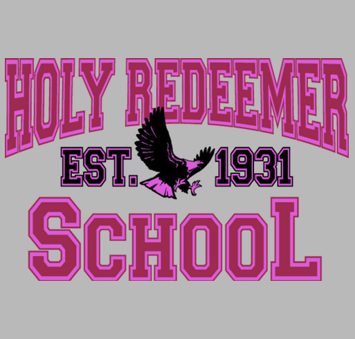 Holy Redeemer CYO shirt design - zoomed