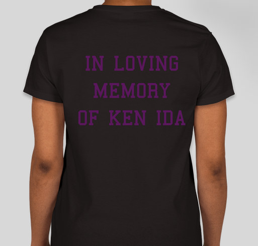 In Loving Memory of Ken Ida Fundraiser - unisex shirt design - back