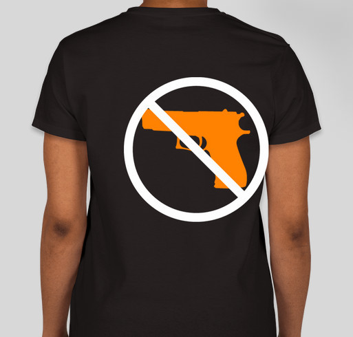 Shirts Not Shots - gun control awareness Fundraiser - unisex shirt design - back