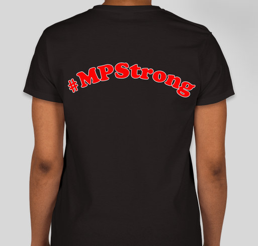 Marysville and Tulalip United #MPStrong - MP Community Fundraiser - unisex shirt design - back