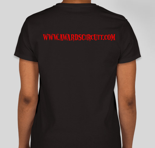 AwardsCircuit.com - Love the Movies Campaign Fundraiser - unisex shirt design - back