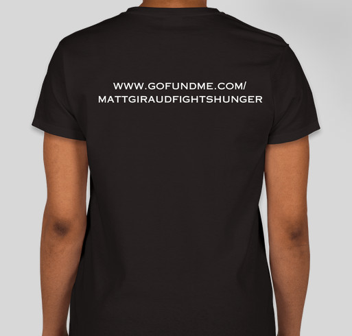 Hunger T-Shirt for Women Fundraiser - unisex shirt design - back