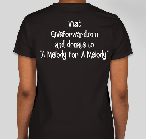 A Melody For a Melody Fundraiser - unisex shirt design - back