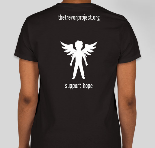 The Trevor Project Fundraiser Fundraiser - unisex shirt design - back