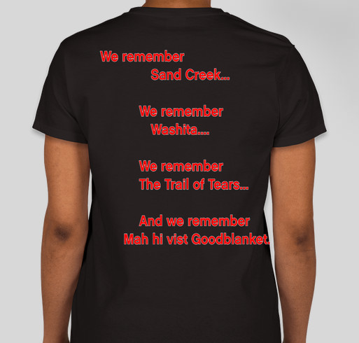 Justice for Mah hi vist Fundraiser - unisex shirt design - back