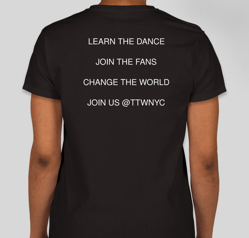 Thrill The World NYC 2014 Fundraiser - unisex shirt design - back