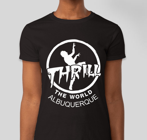 THRILL THE WORLD ALBUQUERQUE Fundraiser - unisex shirt design - front