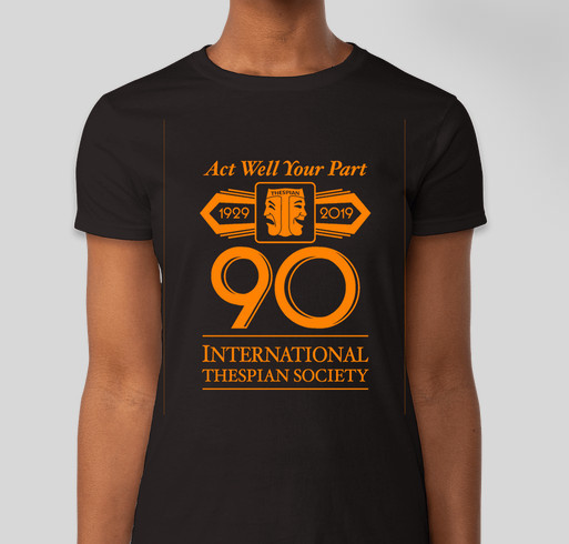 Natrona County H.S. Thespian Troupe's 90th Birthday! Fundraiser - unisex shirt design - front