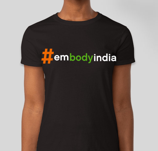 #EmBODYindia Fundraiser - unisex shirt design - front