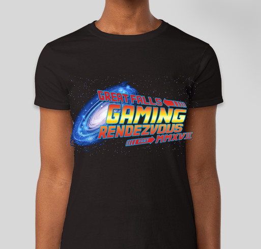 Great Falls Gaming Rendezvous 2017 T-shirt Fundraiser - unisex shirt design - front