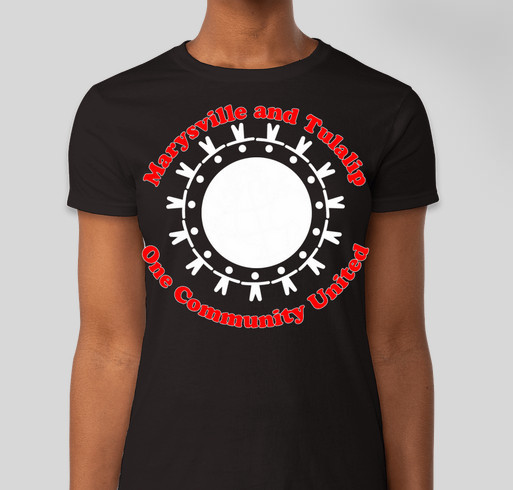 Marysville and Tulalip United #MPStrong - MP Community Fundraiser - unisex shirt design - front