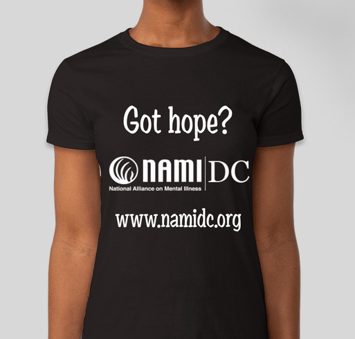 NAMI DC "Got Hope" T-Shirts Fundraiser - unisex shirt design - front