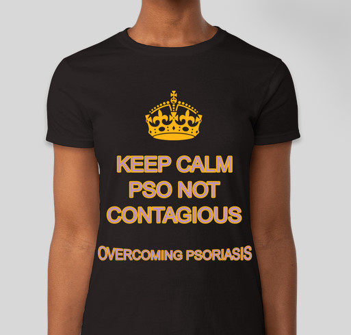 Overcoming Psoriasis Fundraiser - unisex shirt design - front