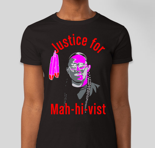 Justice for Mah hi vist Fundraiser - unisex shirt design - front